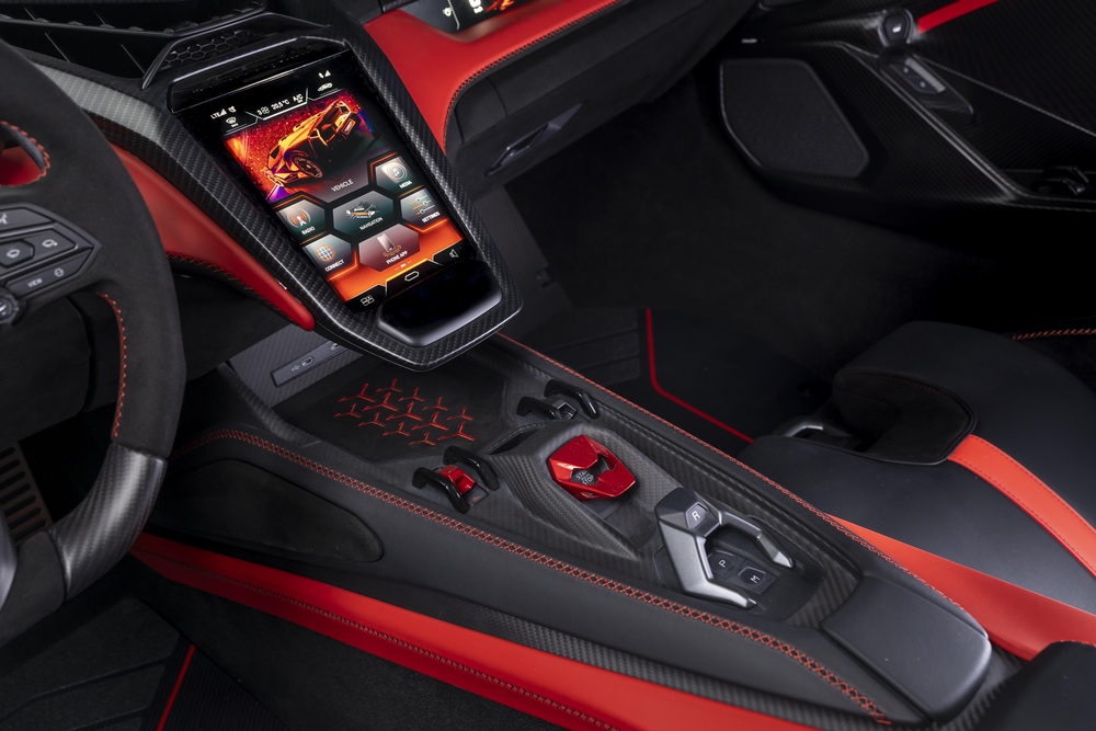 Fenomeno Roadster Lamborghini - vue intérieur