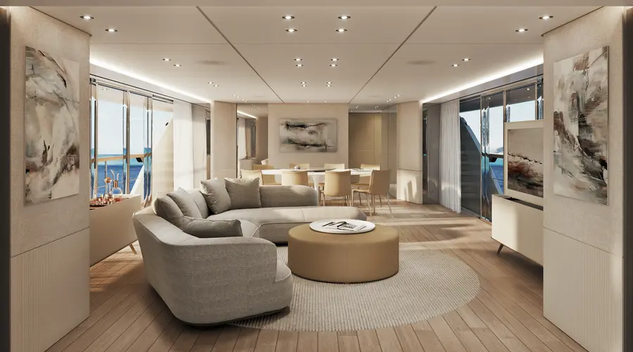 Yacht Custom Line Navetta 35 - intérieur