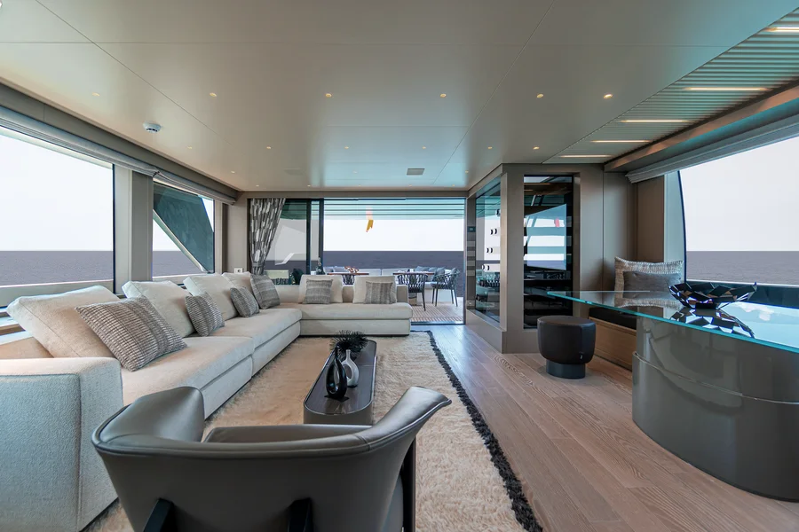 Sanlorenzo SL90A Salon intérieur