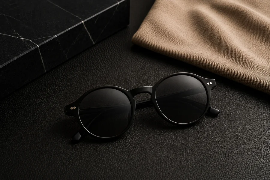 Lunettes de soleil rondes