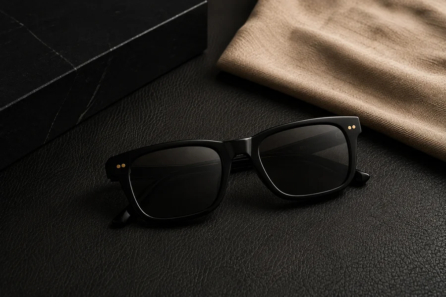 Lunettes de soleil rectangulaires