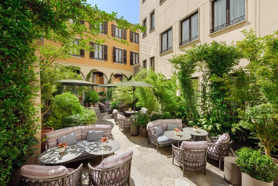 Mandarin Oriental Milan : le jardin
