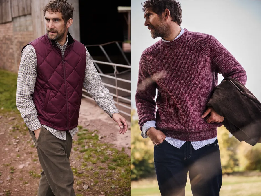 Velours côtelé, maille, matelassage et chemise à carreaux composent le nouveau vestiaire Countrywear de Barbour.