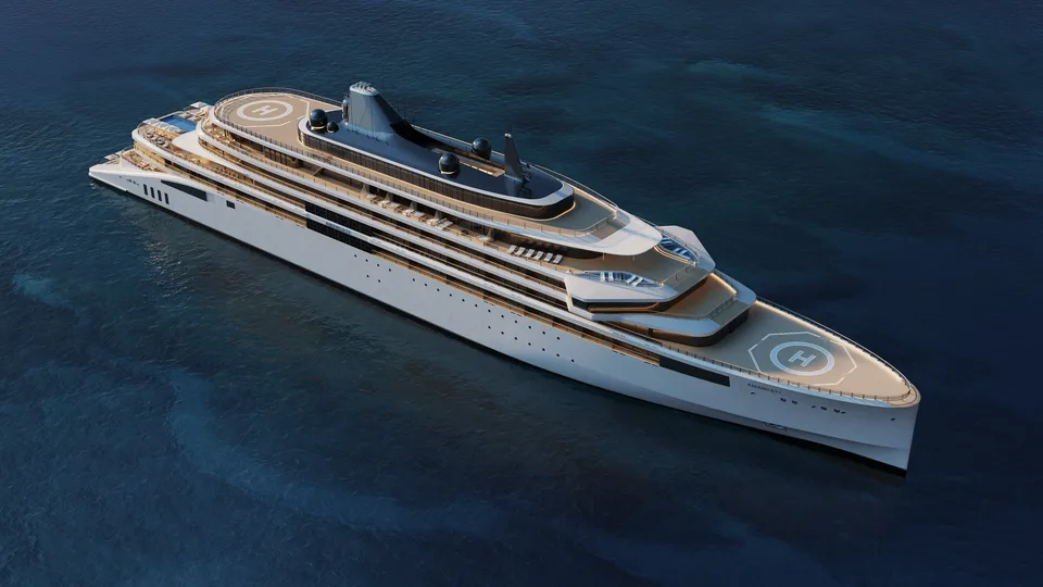 Extérieur du superyacht Amangati Aman at Sea 