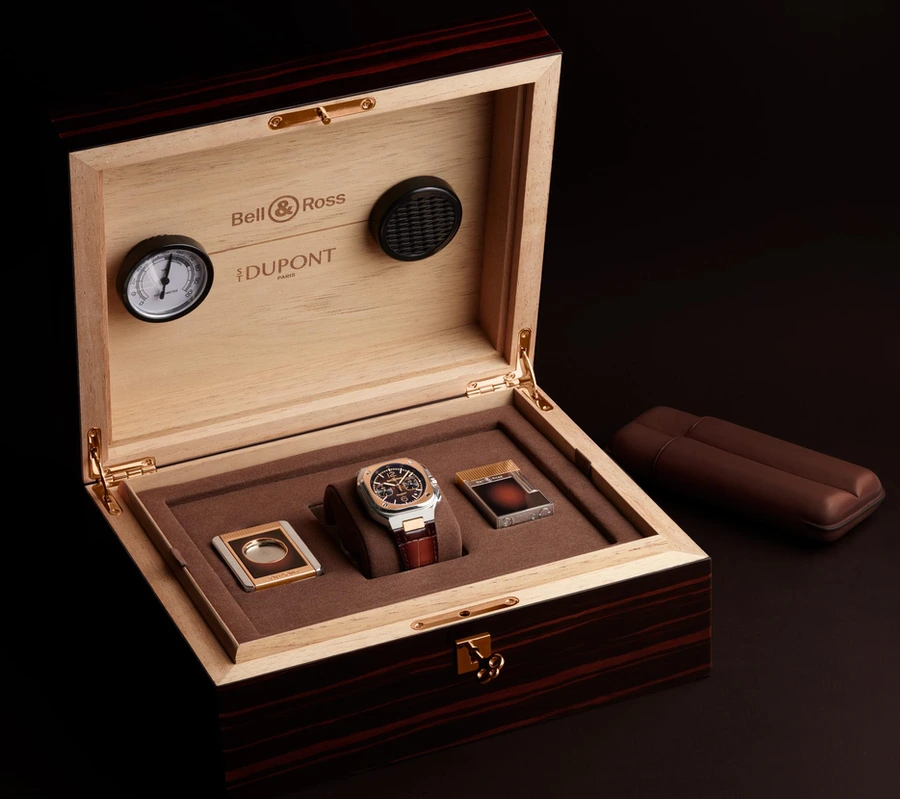 Coffret Bell & Ross x S.T. Dupont : la BR-05 Chrono
