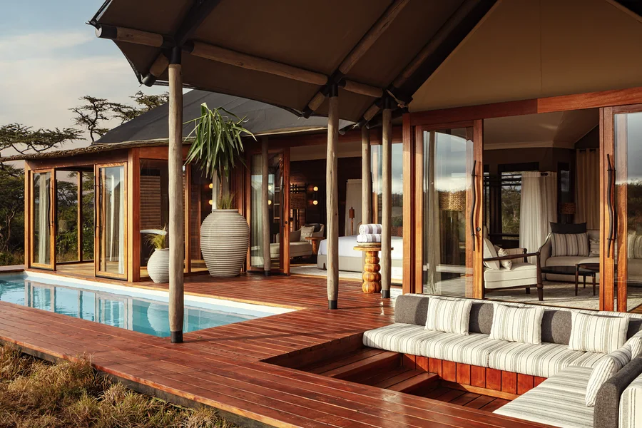 JW Marriott Kenya suite sous tente avec piscine