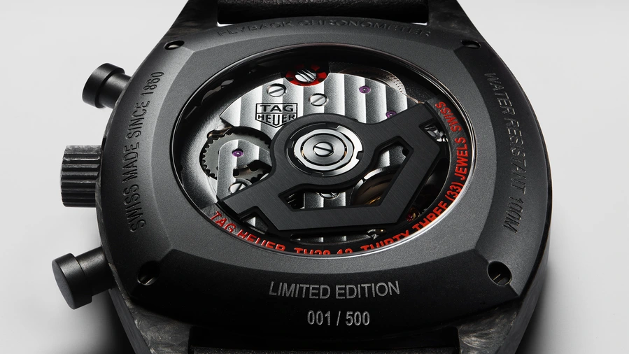 TAG Heuer Monza Flyback Chronographe 2026 en carbone forgé