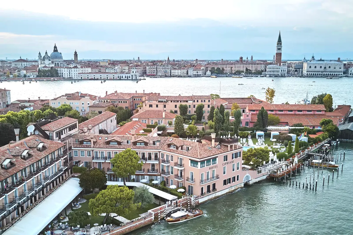 Hôtel Cipriani Venise vu du ciel