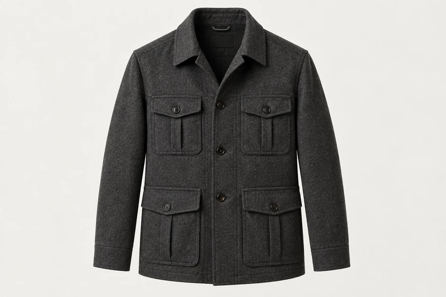 La classique veste en laine