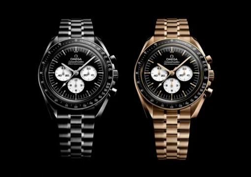 Omega Speedmaster Moonwatch au cadran noir et blanc