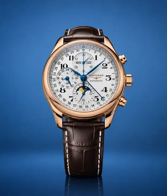 Chronographe Longines Master Collection Moonphase, l’élégance horlogère en or rose
