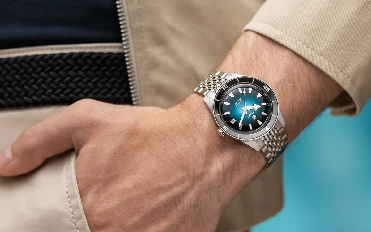 Rado Captain Cook 39 mm noir turquoise : la plongeuse suisse qui capture la profondeur de l’océan