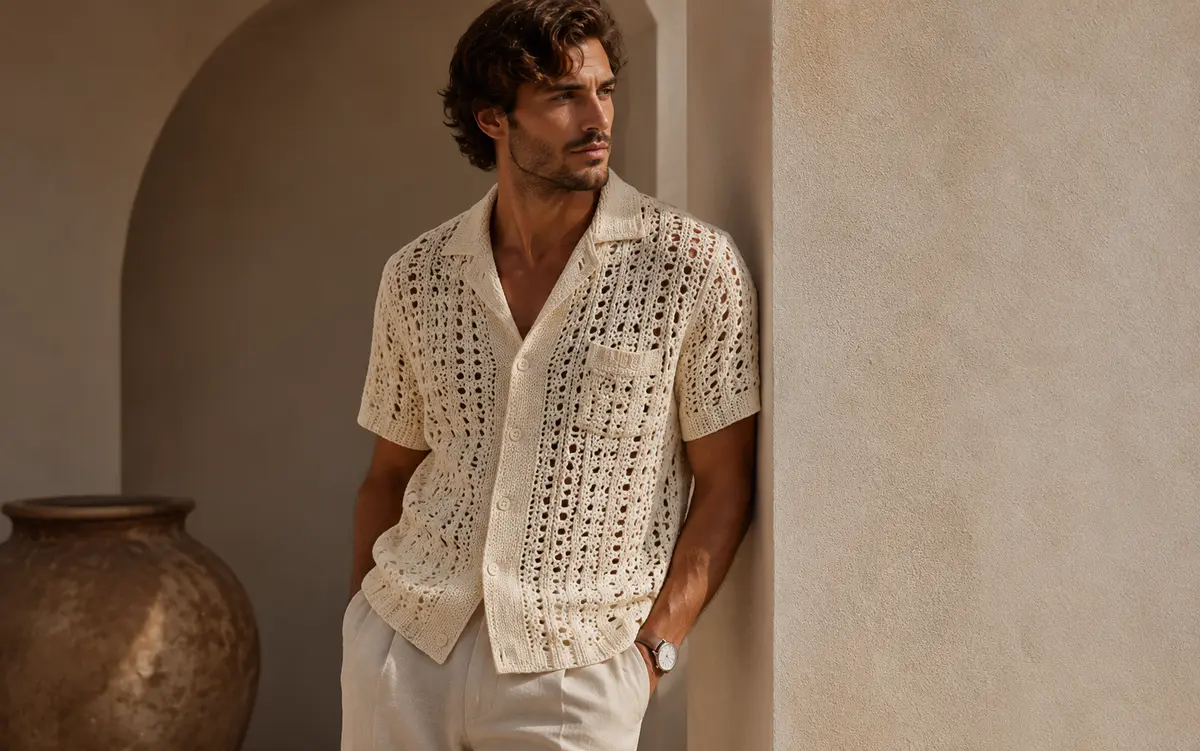 La chemise d’été réinventée pour un vestiaire masculin plus affirmé