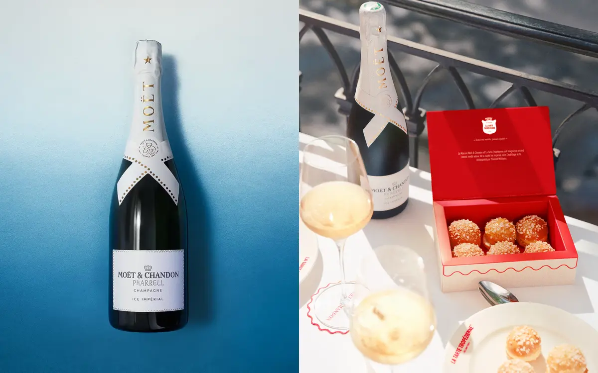 Moët & Chandon x Pharrell Williams : l&rsquo;édition limitée Ice Impérial de l&rsquo;été 2026
