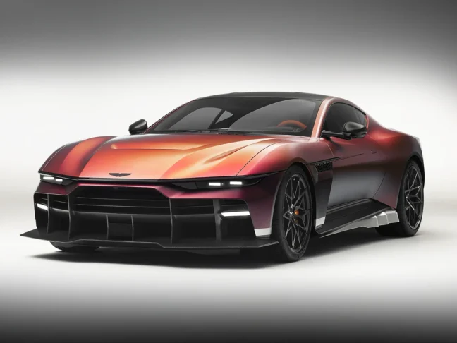 Aston Martin Valen vue avant / profil