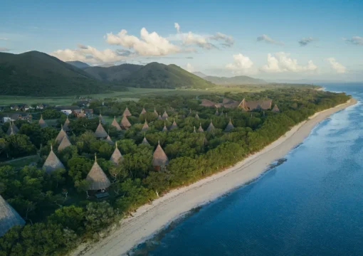 Le Domaine Déva, Series by Marriott, s’étend entre forêt tropicale, plage de sable blanc et lagon classé au patrimoine mondial de l’UNESCO.