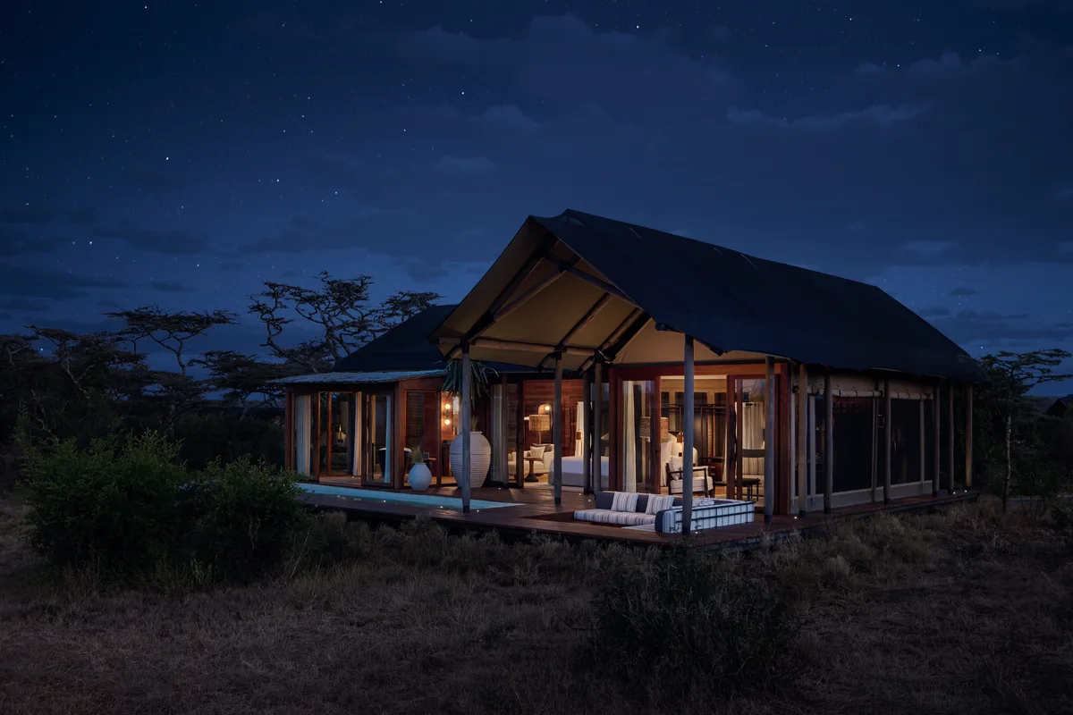 JW Marriott Mont Kenya chambre extérieur de nuit