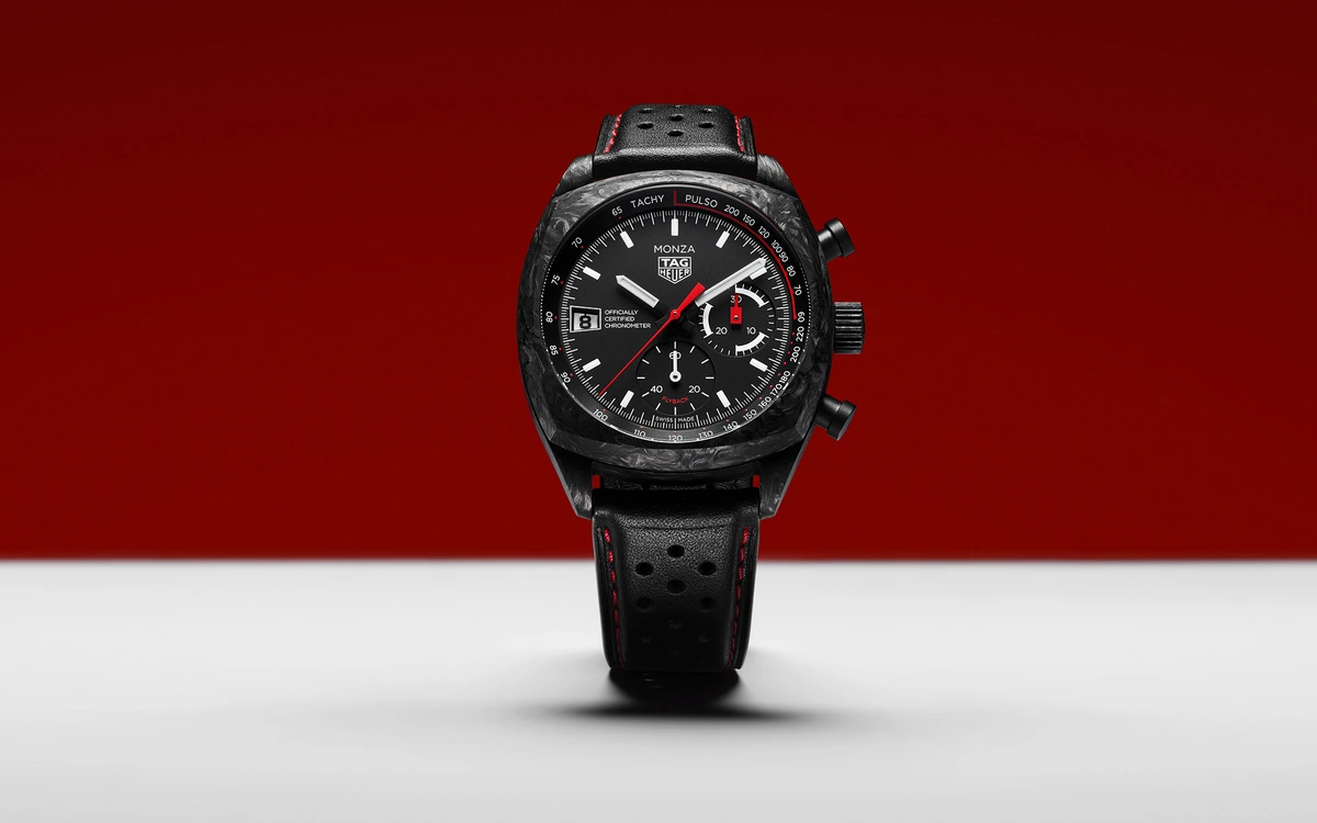 TAG Heuer Monza Flyback Chronographe 2026 en carbone forgé