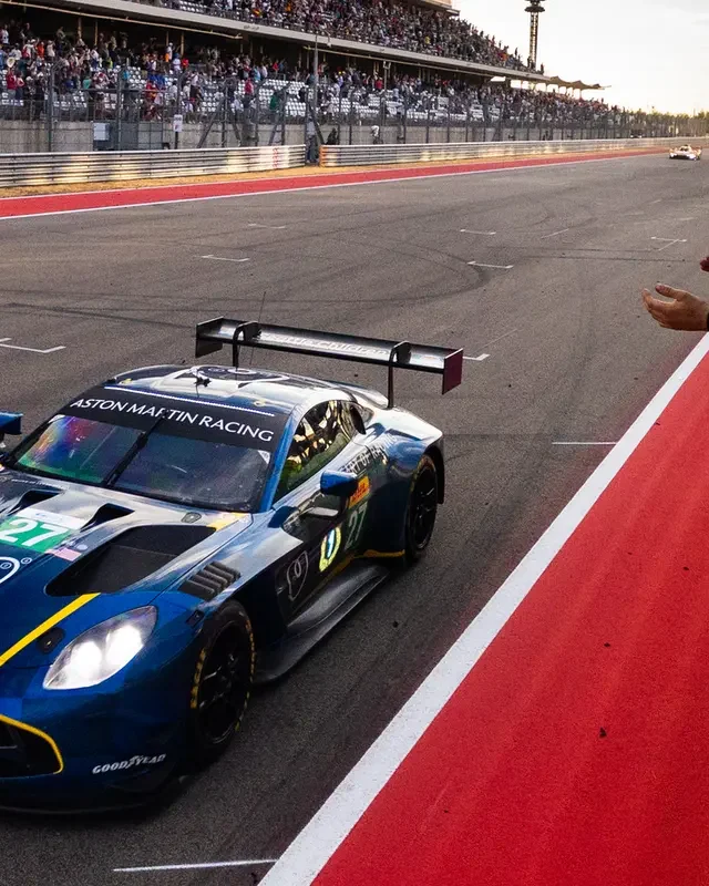Aston Martin s’impose à Austin avec la Vantage, la Valkyrie frôle le podium