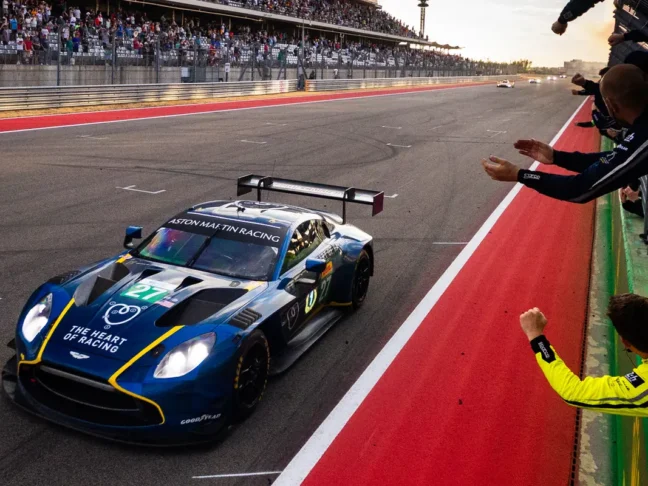 Aston Martin s’impose à Austin avec la Vantage, la Valkyrie frôle le podium